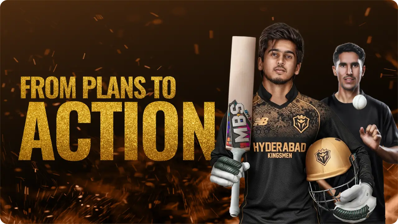 Carrying the spirit of Hyderabad to the #HBLPSL auction table. This is the beginning of our ERA.